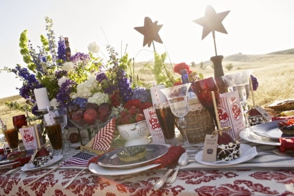 4th of July Wedding Inspiration Featured on Style Me Pretty, 4th of July Wedding Inspiration, 4th of July, Style Me Pretty